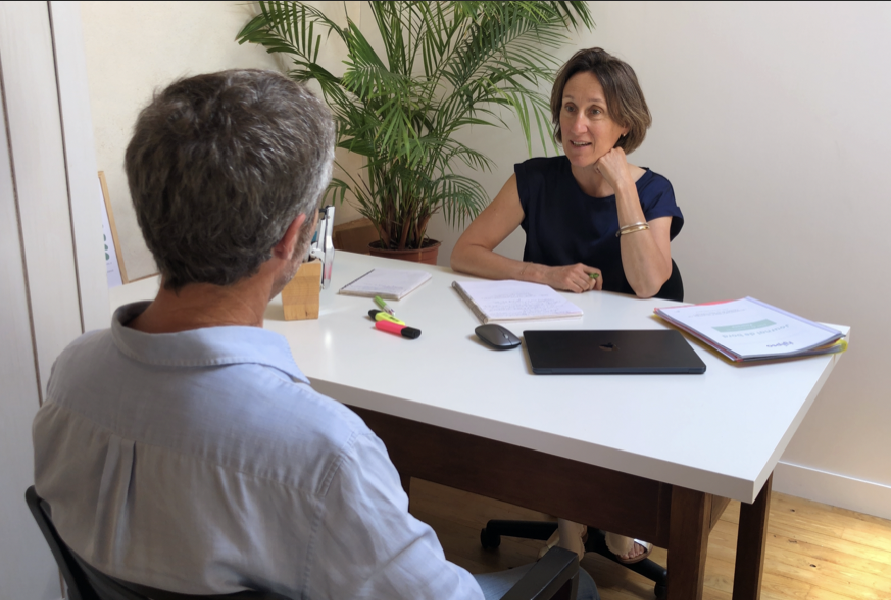 Séance d'accompagnement en présentiel